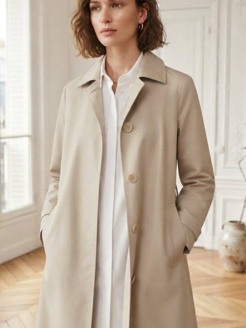 Gap Trench Coat Size Small
